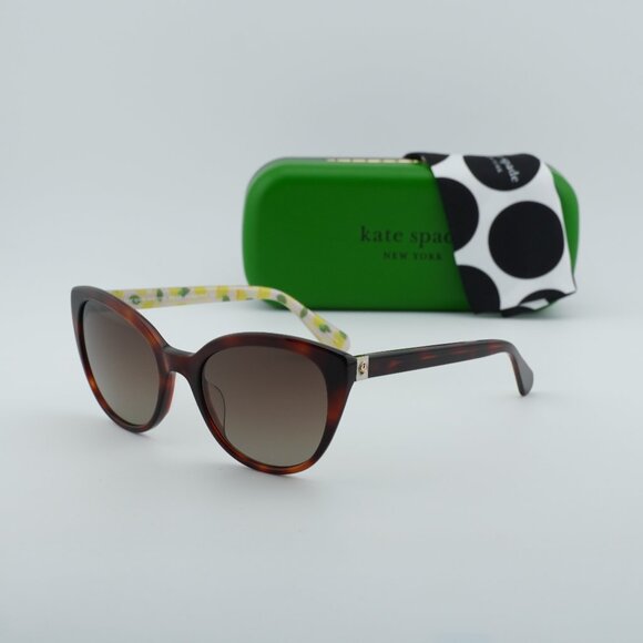 Kate Spade AMBERLEE/S 01NR HA Cat Eye Sunglasses - Havana/Brown